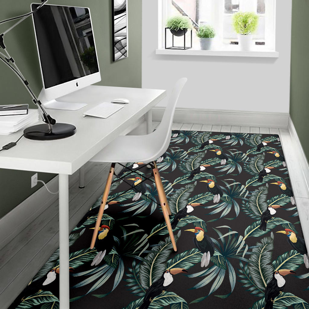 Rainforest Pattern Print Design RF06 Area Rugs