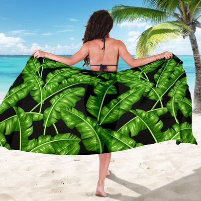 Banana Leaf Pattern Print Design BL01 Sarong Pareo Wrap