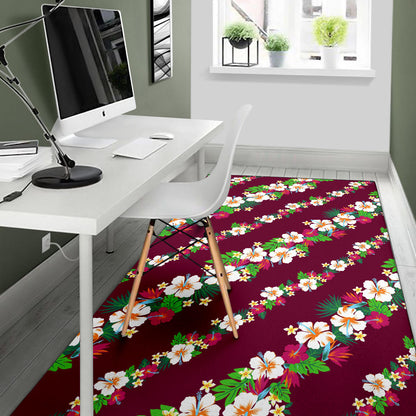 Hawaiian Themed Pattern Print Design H06 Area Rugs
