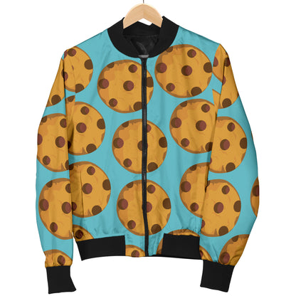 Cookie Pattern Print Design 01 Women's Bomber Jacket