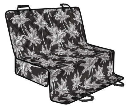 Palm Tree Pattern Print Design PT03 Rear Dog  Seat Cover