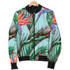 Bird Of Paradise Pattern Print Design BOP01 Men Bomber Jacket