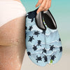 Sea Turtle Pattern Print Design T011 Aqua Water Shoes