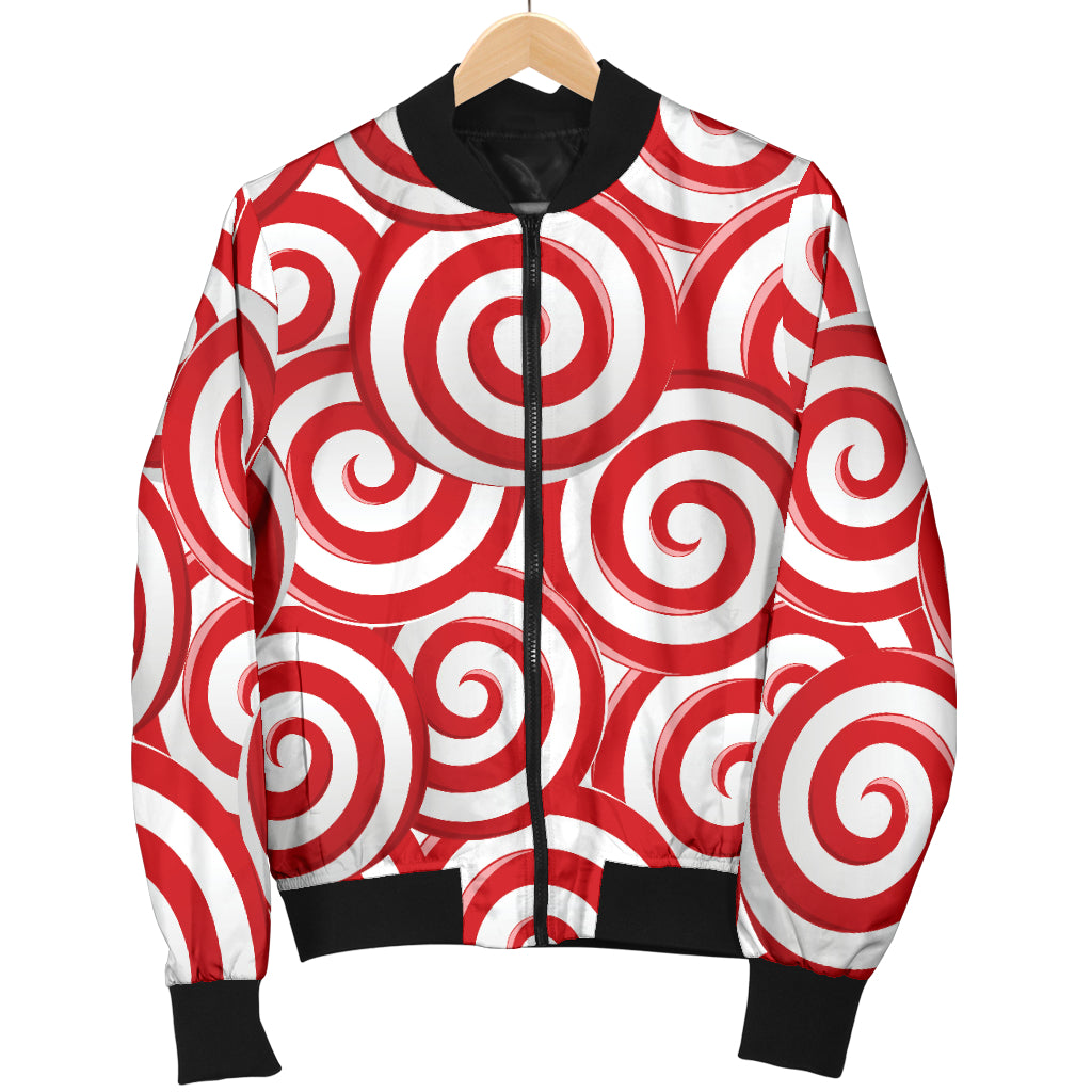 Candy Pattern Print Design 03 Women's Bomber Jacket