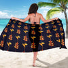 Heliconia Pattern Print Design HL06 Sarong Pareo Wrap