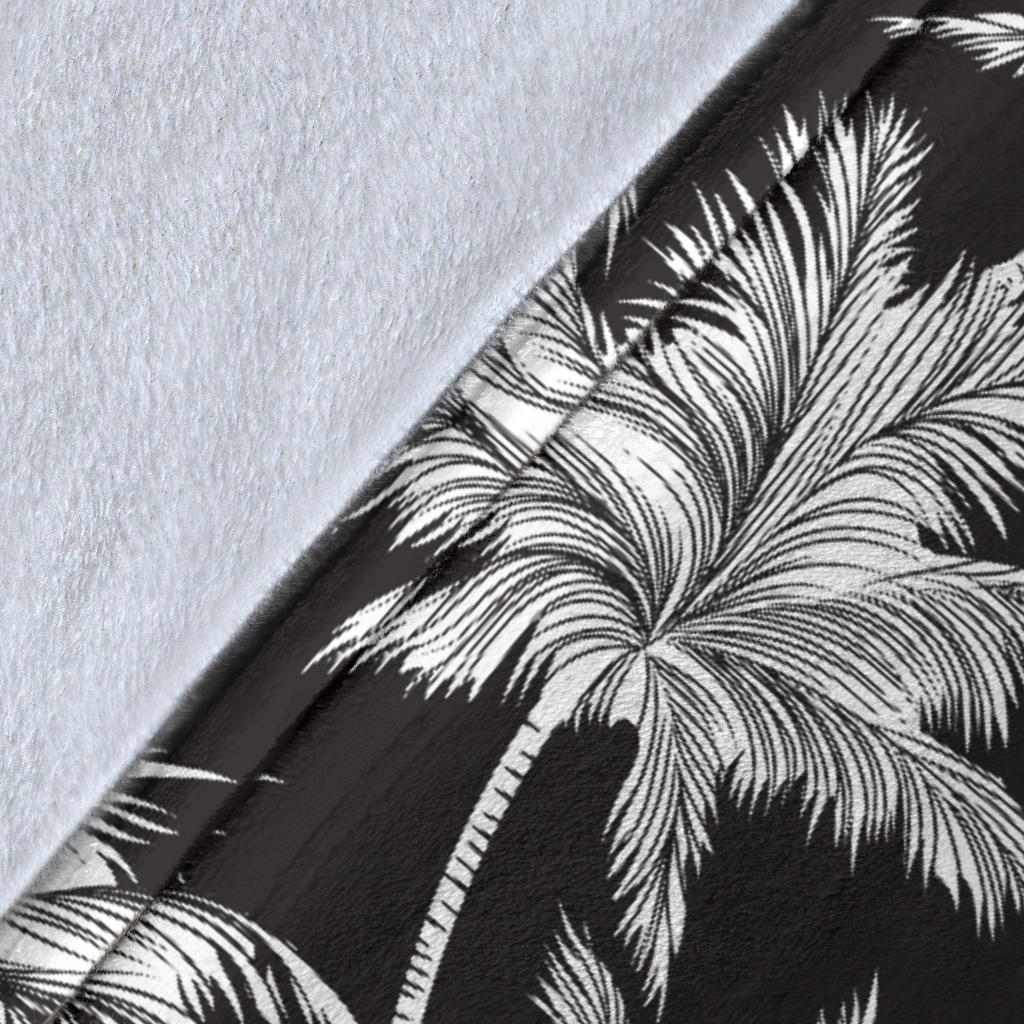 Palm Tree Pattern Print Design PT03 Fleece Blanket