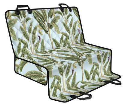 Banana Leaf Pattern Print Design BL03 Rear Dog  Seat Cover