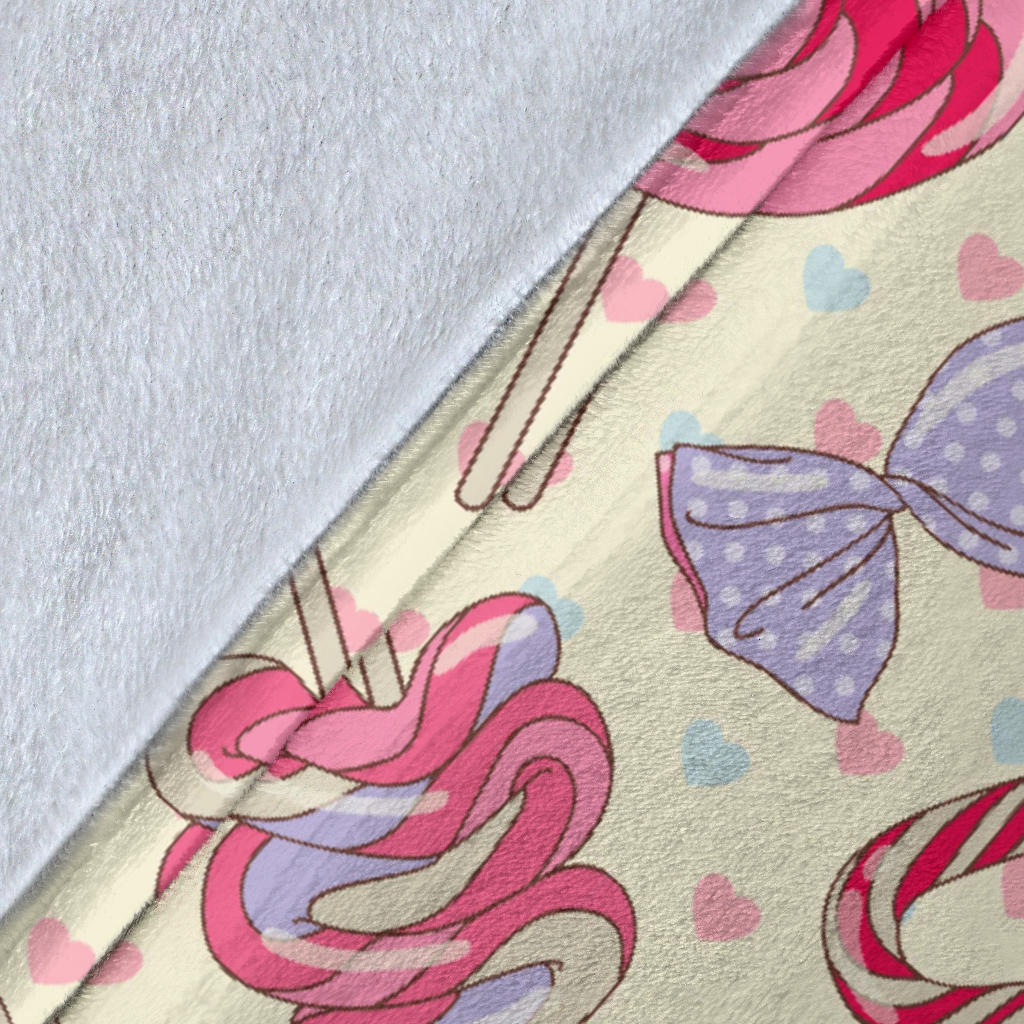 Candy Pattern Print Design CA04 Fleece Blanket
