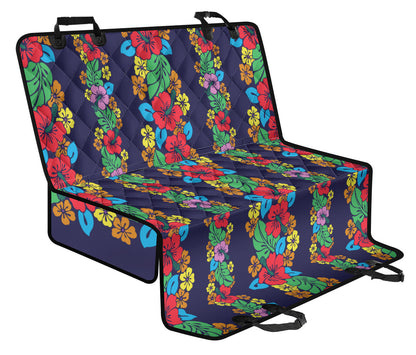 Hawaiian Themed Pattern Print Design H03 Rear Dog  Seat Cover
