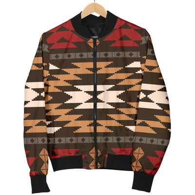 Native Pattern Print Design A02 Women's Bomber Jacket