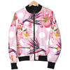 Bird Of Paradise Pattern Print Design BOP011 Men Bomber Jacket