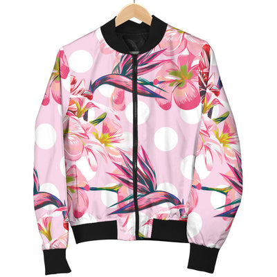 Bird Of Paradise Pattern Print Design BOP011 Men Bomber Jacket