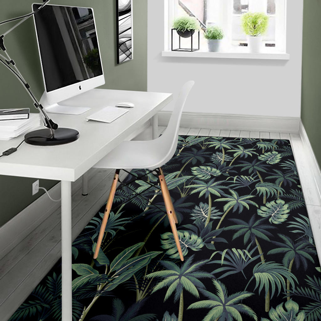 Rainforest Pattern Print Design RF02 Area Rugs