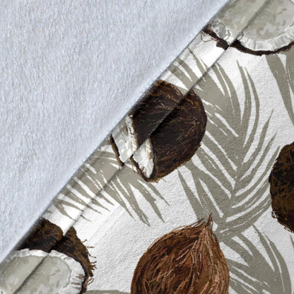 Coconut Pattern Print Design CN03 Fleece Blanket