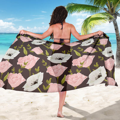 Anemone Pattern Print Design AM011 Sarong Pareo Wrap