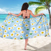 Daisy Pattern Print Design DS010 Sarong Pareo Wrap