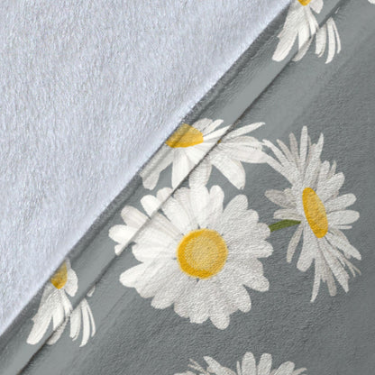 Daisy Pattern Print Design DS09 Fleece Blanket