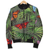 Monarch Butterfly Pattern Print Design 04 Women's Bomber Jacket