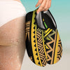 Polynesian Tribal Color Aqua Water Shoes