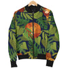 Lion Jungle Pattern Print Design 05 Women's Bomber Jacket