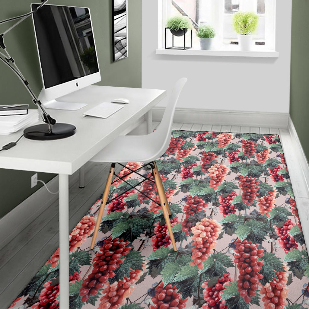 Grape Pattern Print Design GP01 Area Rugs