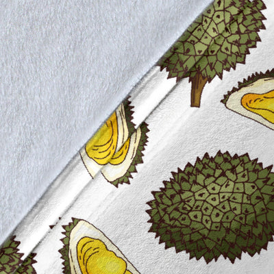 Durian Pattern Print Design DR03 Fleece Blanket