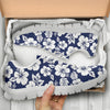 Hibiscus Pattern Print Design HB012 Sneakers White Bottom Shoes