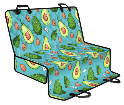 Avocado Pattern Print Design AC05 Rear Dog  Seat Cover