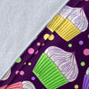 Cupcake Pattern Print Design CP07 Fleece Blanket