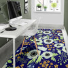 Anemone Pattern Print Design AM06 Area Rugs