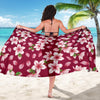 Cherry Blossom Pattern Print Design CB06 Sarong Pareo Wrap