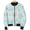 Cherry Blossom Pattern Print Design 02 Women's Bomber Jacket