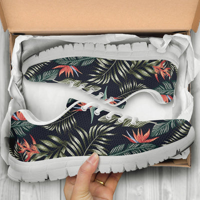 Bird Of Paradise Pattern Print Design BOP02 Sneakers White Bottom Shoes