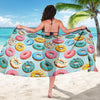 Donut Pattern Print Design DN05 Sarong Pareo Wrap