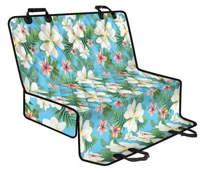 Plumeria Pattern Print Design PM028 Rear Dog  Seat Cover