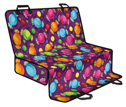 Candy Pattern Print Design CA05 Rear Dog  Seat Cover