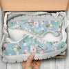 Apple blossom Pattern Print Design AB06 Sneakers White Bottom Shoes