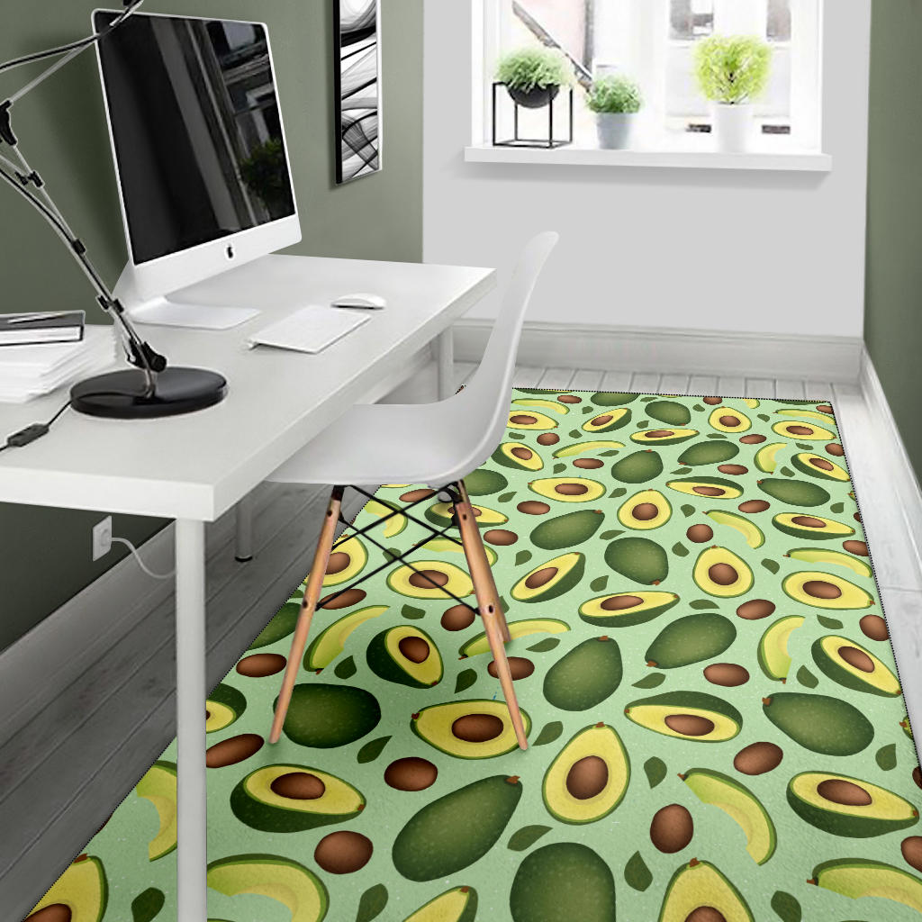 Avocado Pattern Print Design AC01 Area Rugs