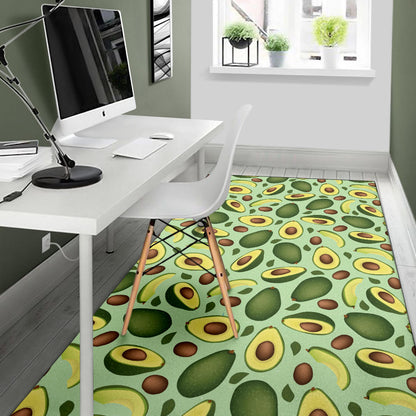 Avocado Pattern Print Design AC01 Area Rugs