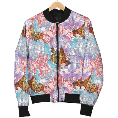 Christian Pattern Print Design 03 Women's Bomber Jacket