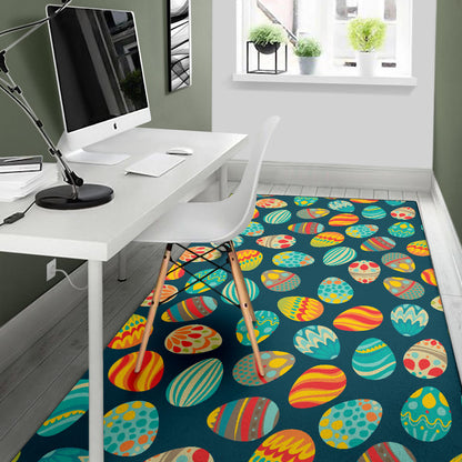 Easter Eggs Pattern Print Design RB09 Area Rugs