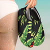 Hawaiian Flower Tropical Palm Leaves Aqua Water Shoes