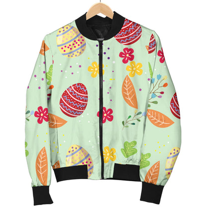 Easter Eggs Pattern Print Design RB07 Men Bomber Jacket