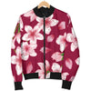 Cherry Blossom Pattern Print Design CB06 Women Bomber Jacket