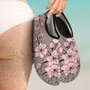 Cherry Blossom Pattern Print Design CB05 Aqua Water Shoes