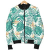 Bird Of Paradise Pattern Print Design 05 Women's Bomber Jacket