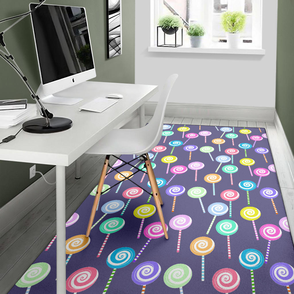 Lollipop Pattern Print Design LL03 Area Rugs