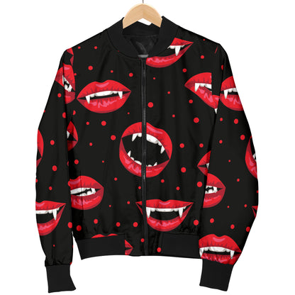 Halloween Pattern Print Design 01 Women's Bomber Jacket