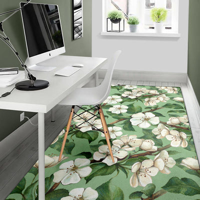 Apple Blossom Pattern Print Design AB02 Area Rugs