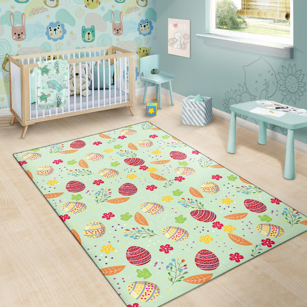 Easter Eggs Pattern Print Design RB07 Area Rugs